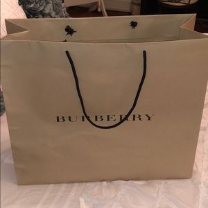 burberry shopping bag